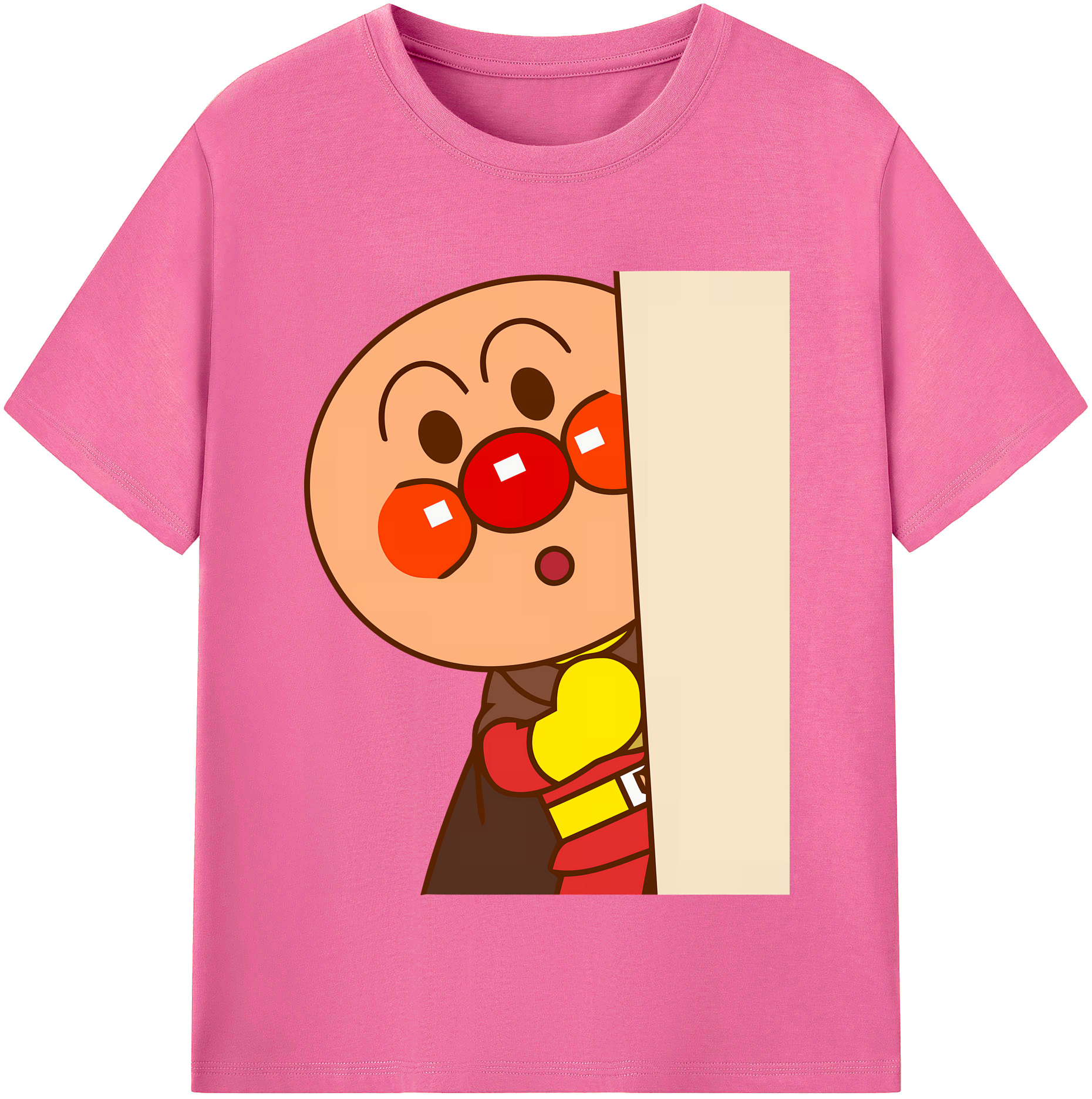 （画像用） アンパンマン Anpanman レディースカジュアルプリントTシャツ（綿100％）